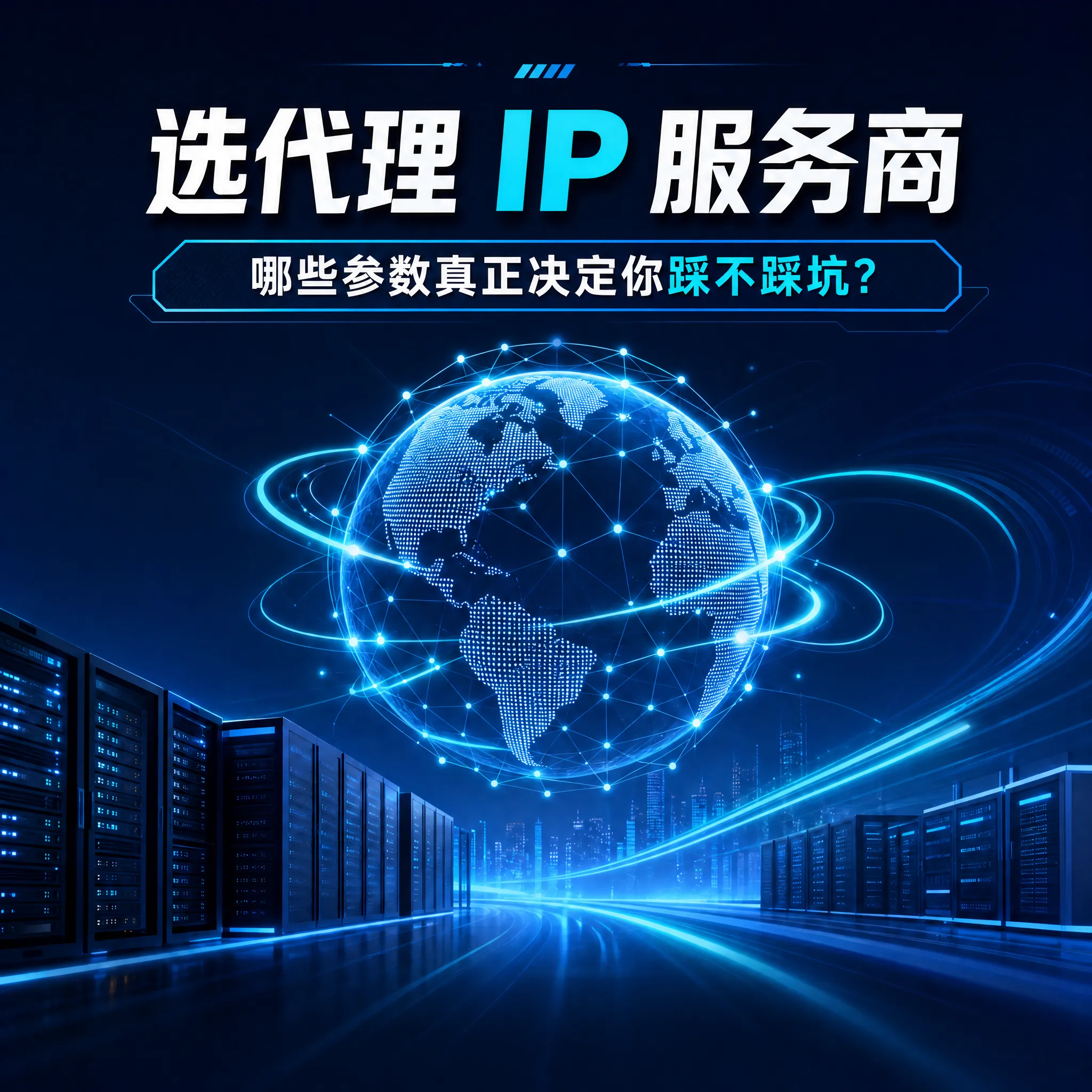 选代理 IP 服务商，哪些参数真正决定你踩不踩坑？