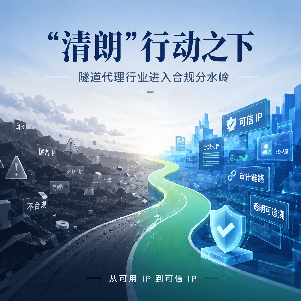 “清朗”行动之下，隧道代理行业进入合规分水岭