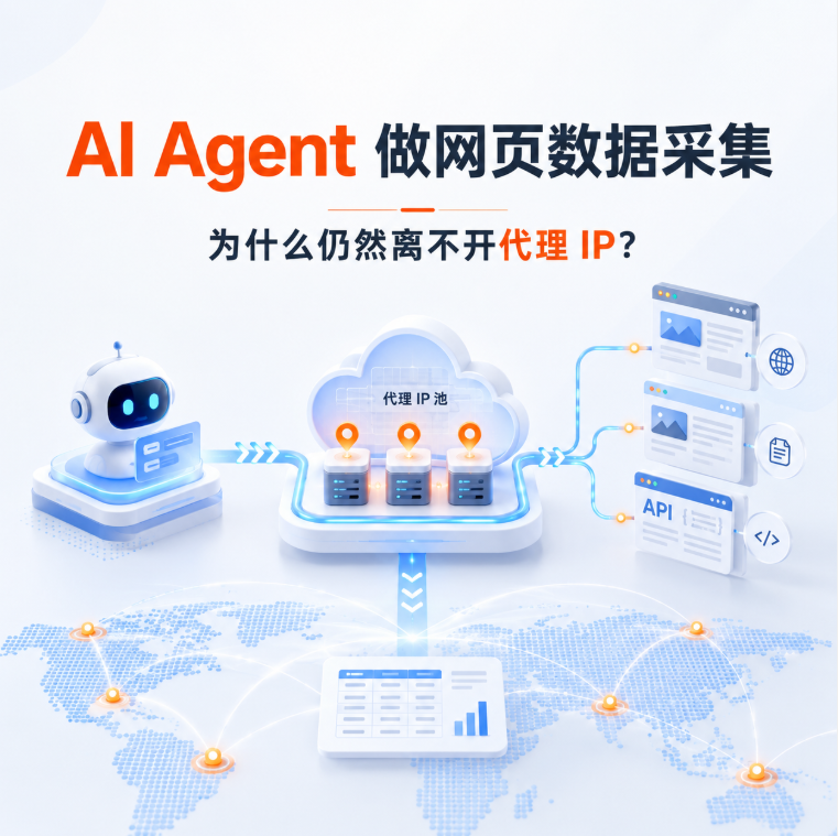AI Agent 做网页数据采集，为什么仍然离不开代理 IP？