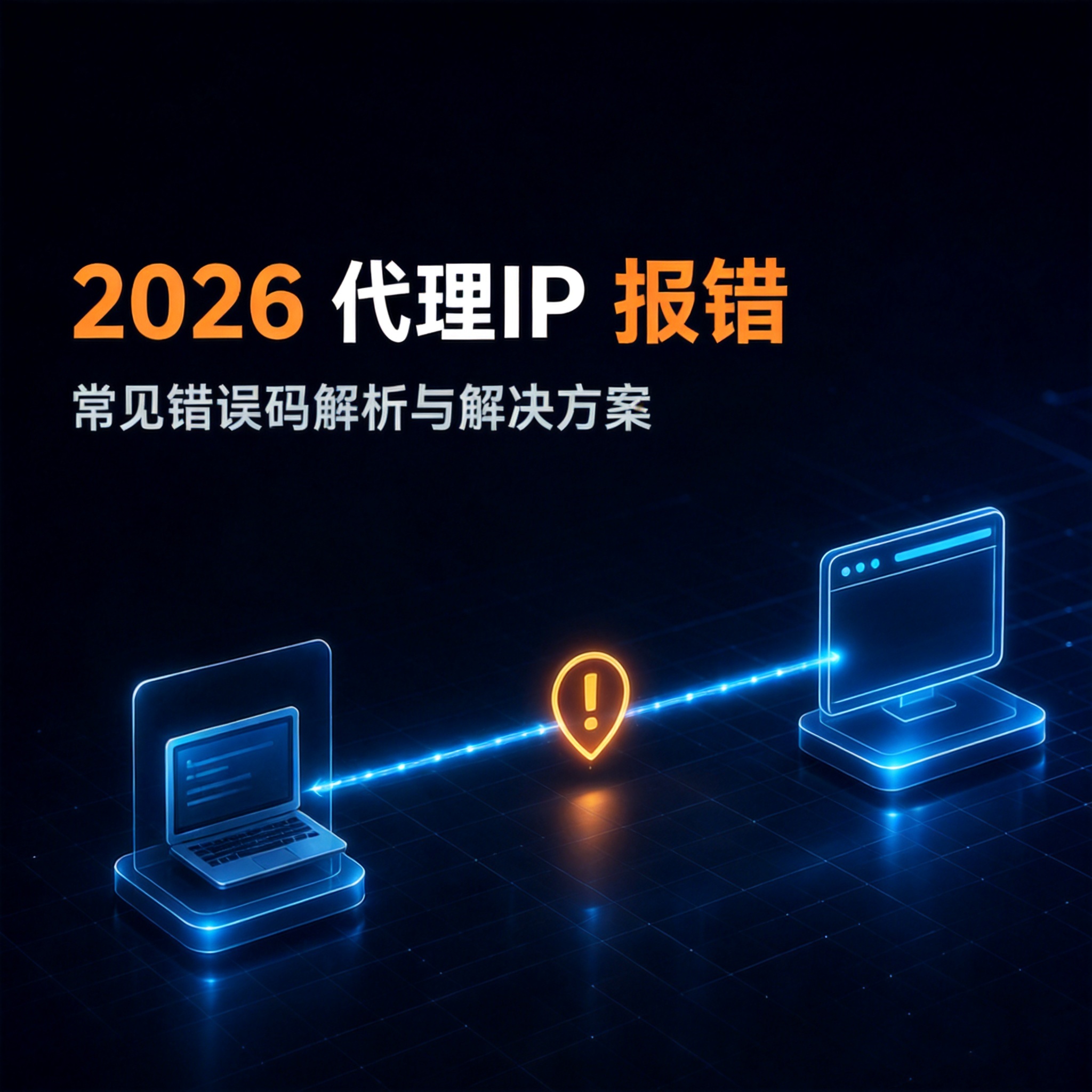 2026代理IP报错常见错误码解析与解决方案
