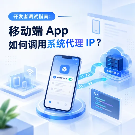 开发者调试指南：移动端 App 如何调用系统代理 IP？