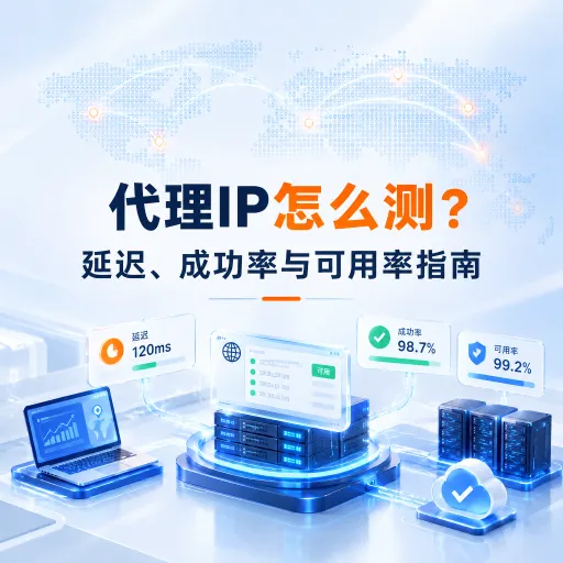 代理IP怎么测？延迟、成功率与可用率指南